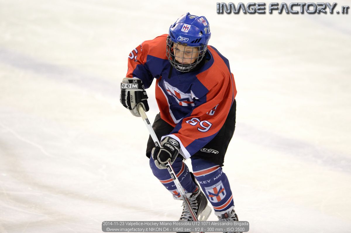 2014-11-23 Valpellice-Hockey Milano Rossoblu U12 1071 Alessandro Brigada